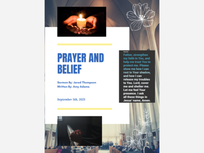 Prayer And Belief